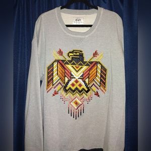 ECKO PULLOVER TRIBAL EAGLE 🦅 SWEATER NEW WITH NO TAGS